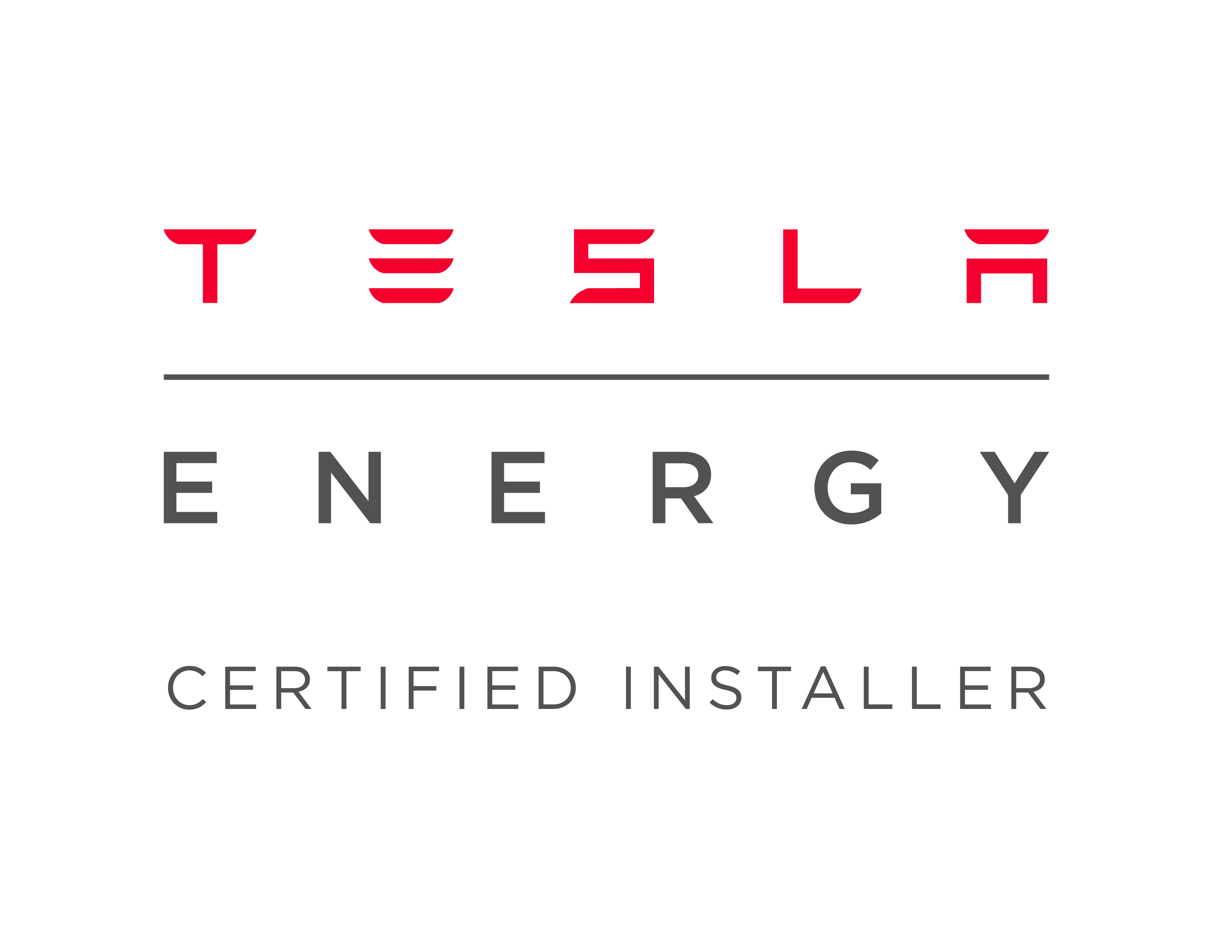 Tesla energy certified